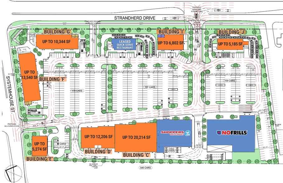 4175 Strandherd Drive, Nepean, ON à louer - Plan de site – Image 3 sur 3