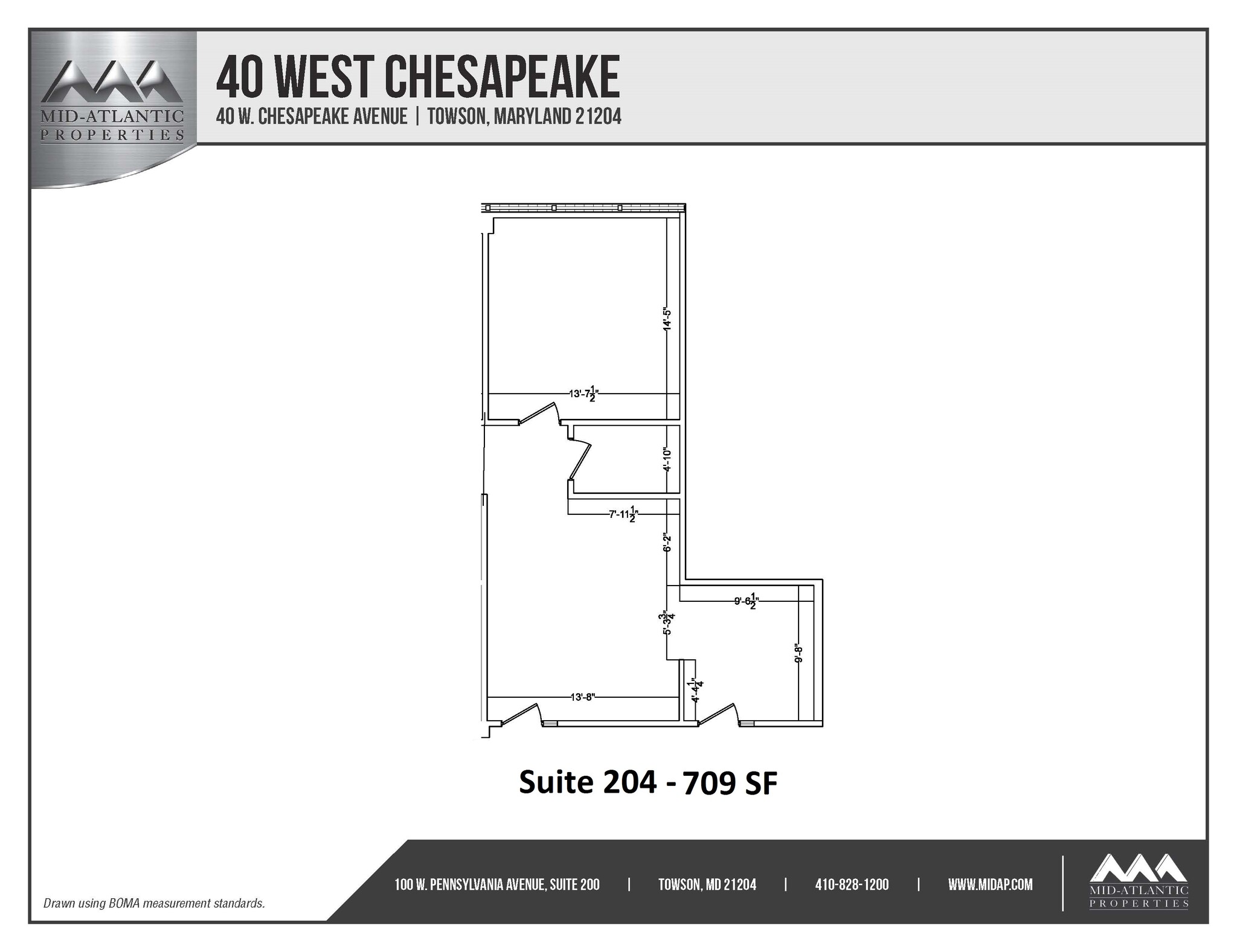 40 W Chesapeake Ave, Towson, MD à louer Photo de l’immeuble– Image 1 sur 1