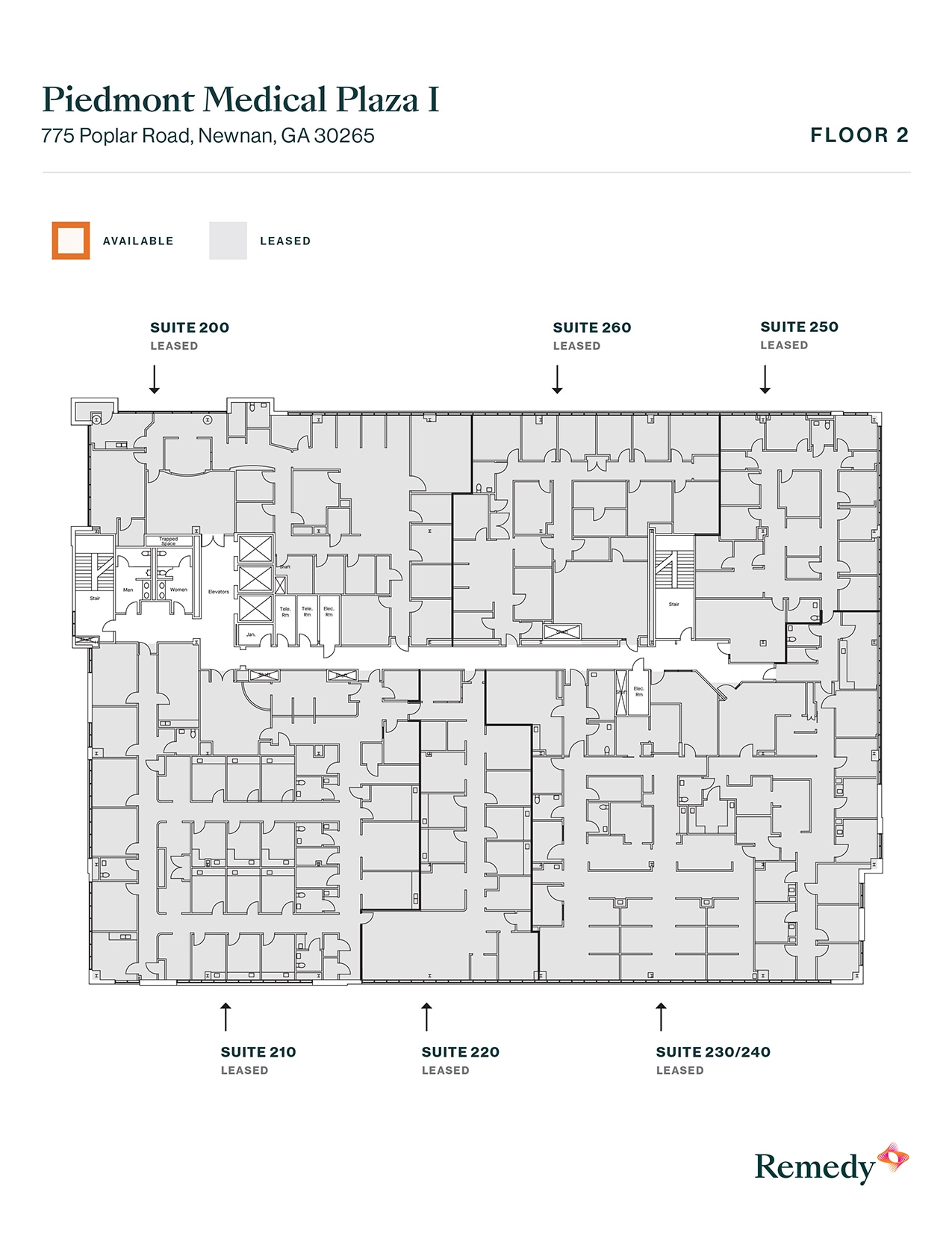 775 Poplar Rd, Newnan, GA à louer Plan d’étage– Image 1 sur 1
