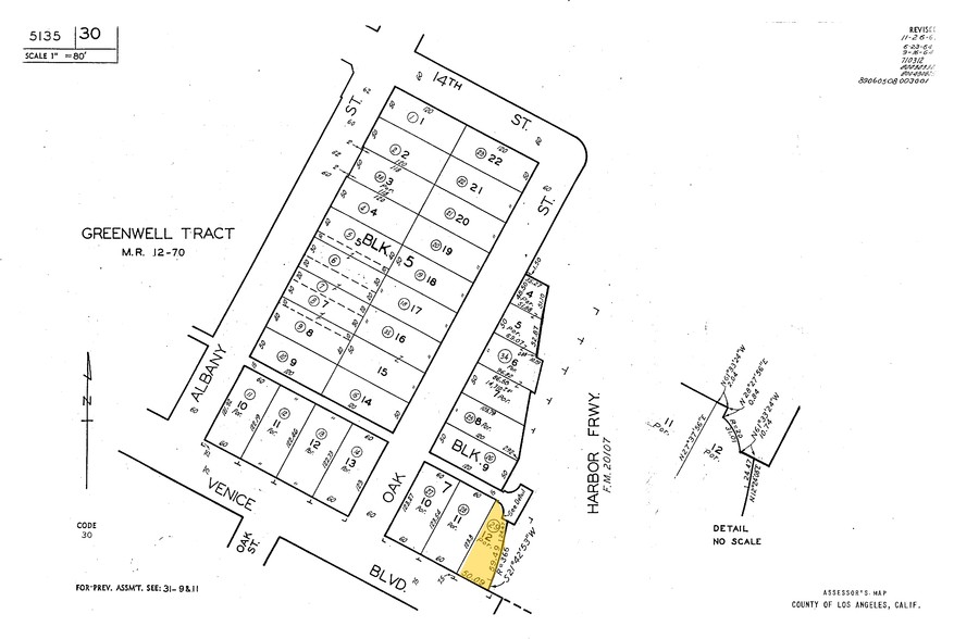 817 Venice Blvd, Los Angeles, CA à vendre - Plan cadastral – Image 2 sur 2