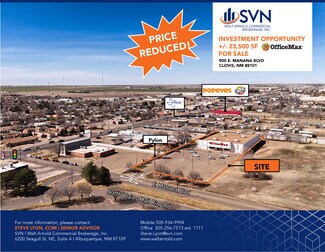 Plus de détails pour 900 E Manana Blvd, Clovis, NM - Local commercial à vendre
