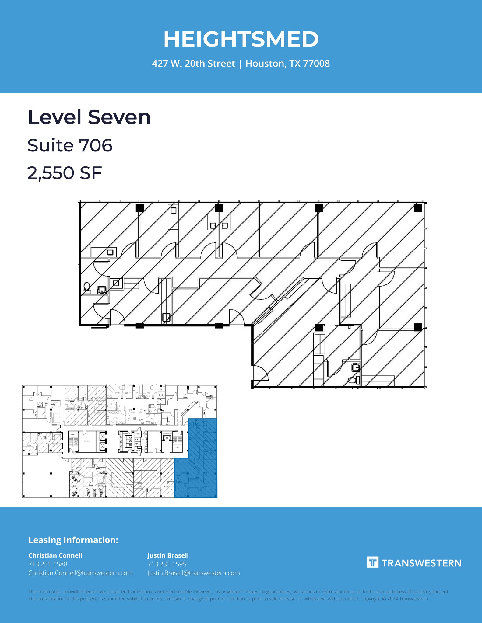 427 W 20th St, Houston, TX à louer Plan de site– Image 1 sur 2