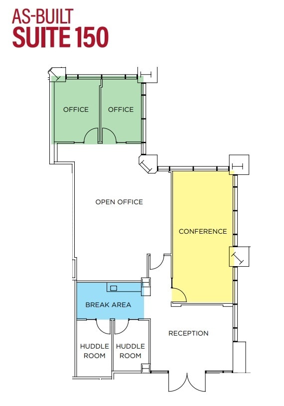 7676 Hazard Center Dr, San Diego, CA à louer Plan d’étage– Image 1 sur 1