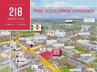 Plus de détails pour 218 Welch Ave, Ames, IA - Terrain à vendre