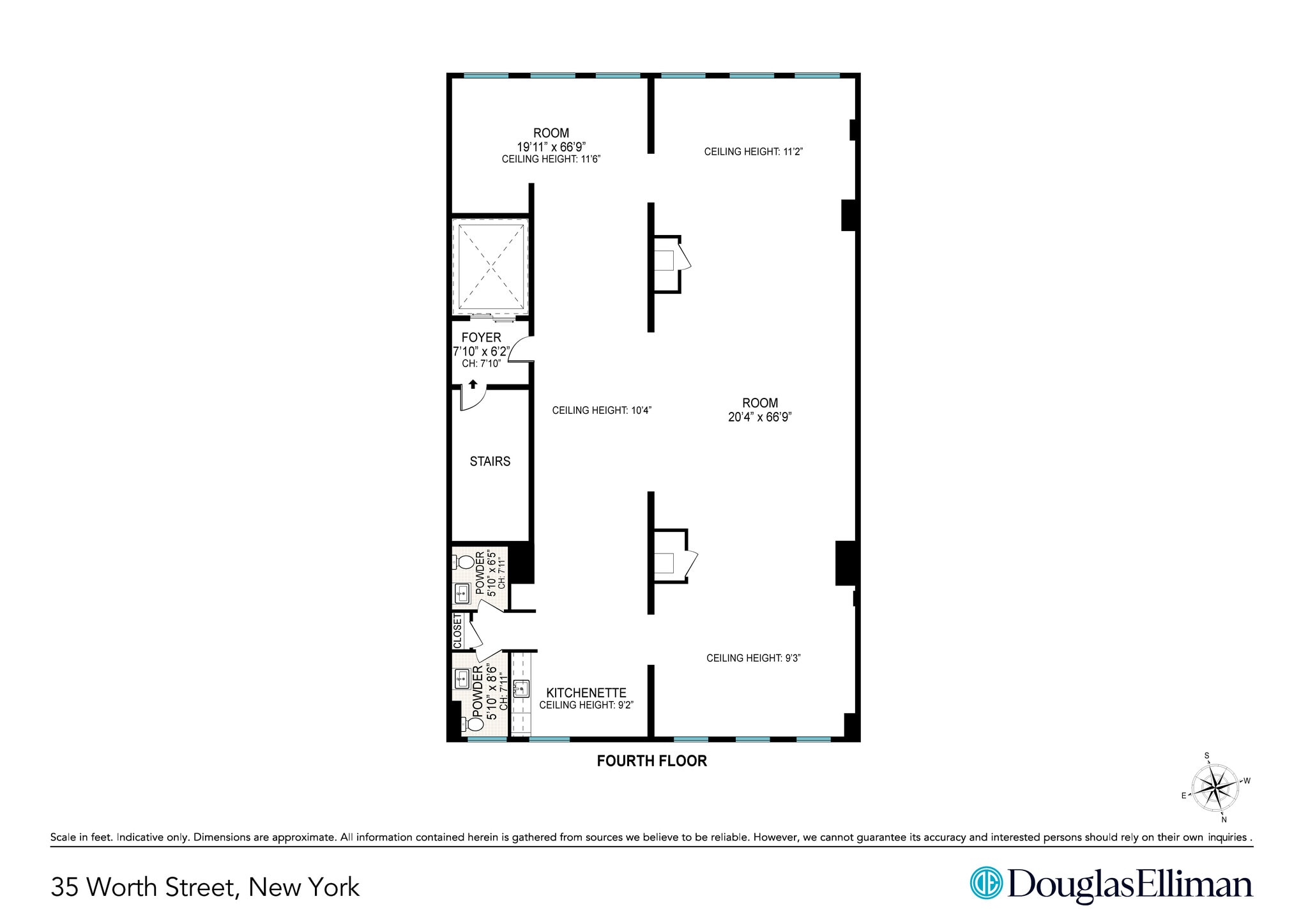 35-37 Worth St, New York, NY à louer Plan d’étage– Image 1 sur 10