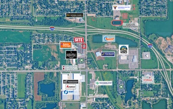 3801 S Seneca St, Wichita, KS - Vue aérienne vue de carte