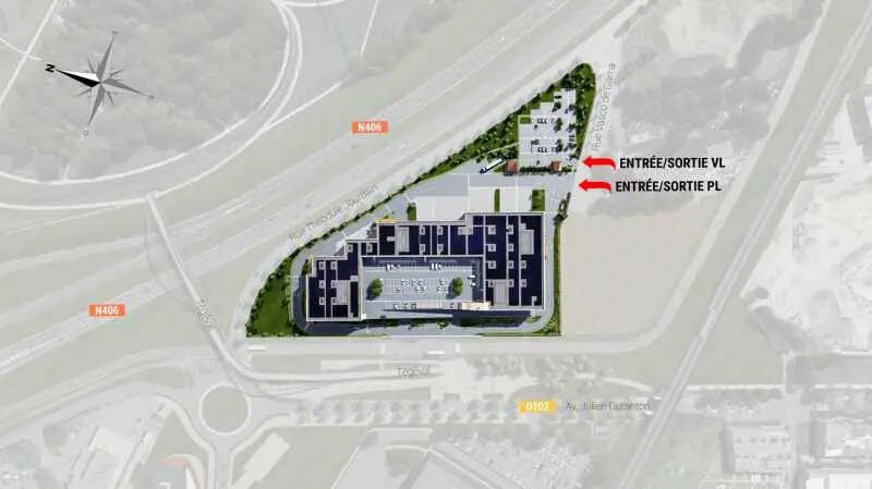 Local d’activités dans Valenton à louer - Plan d’étage – Image 2 sur 5