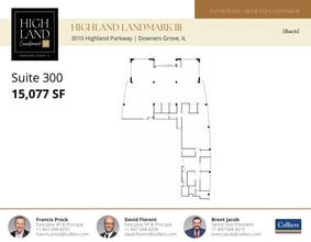 3010 Highland Pky, Downers Grove, IL à louer Plan d’étage– Image 1 sur 1