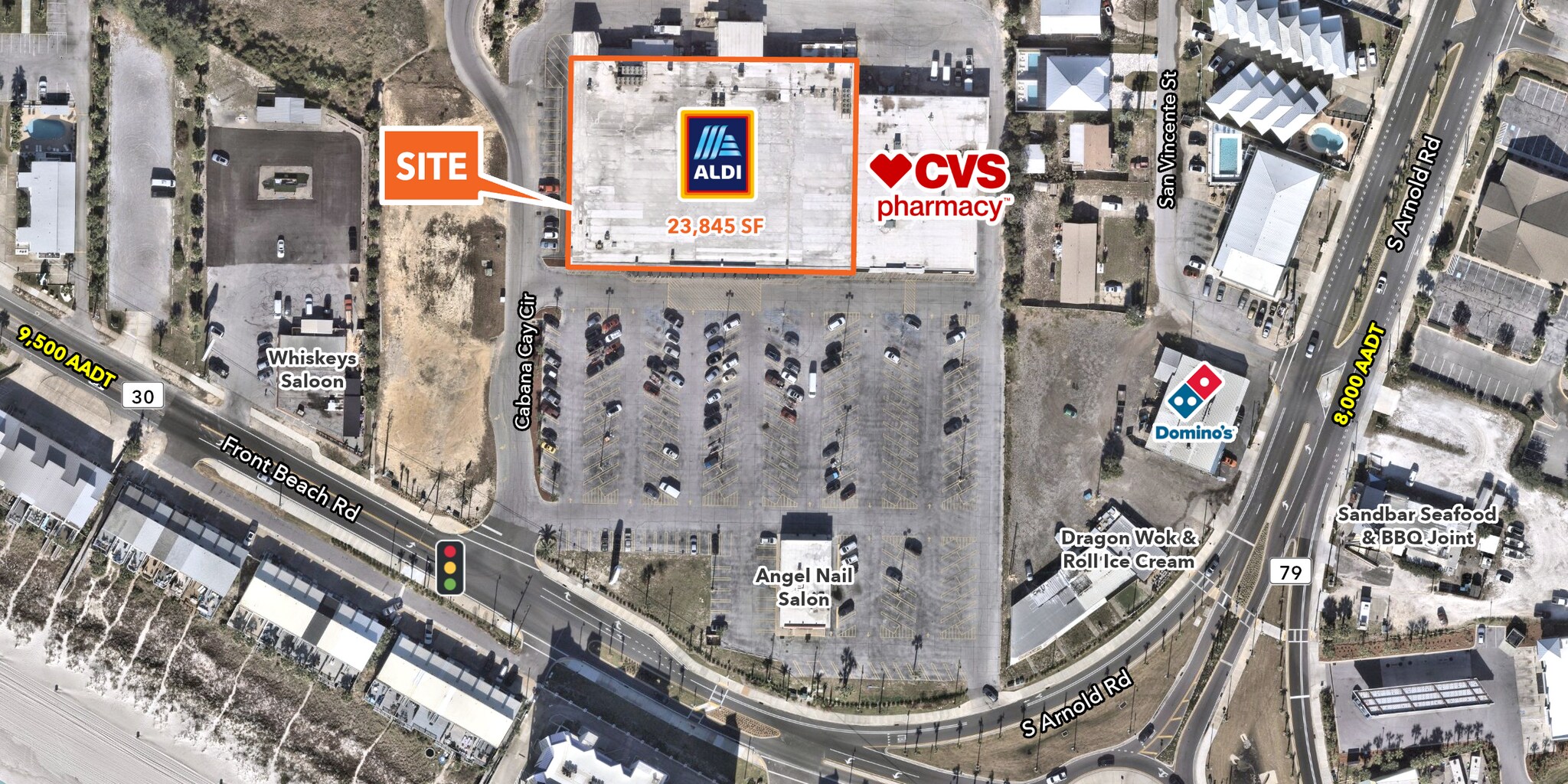 17172-17184 Front Beach Rd, Panama City Beach, FL à louer Photo principale– Image 1 sur 4