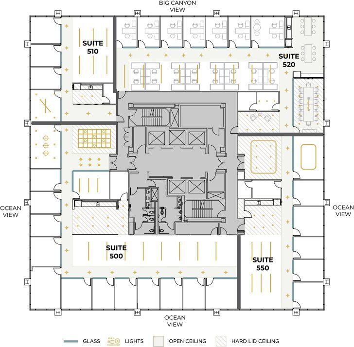 620 Newport Center Dr, Newport Beach, CA à louer Plan d’étage– Image 1 sur 1