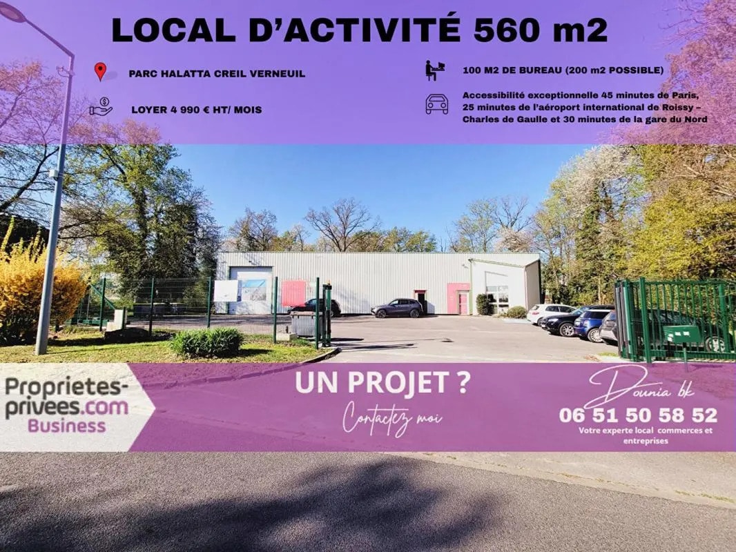 Local d’activités dans Creil à louer Photo de l’immeuble– Image 1 sur 7