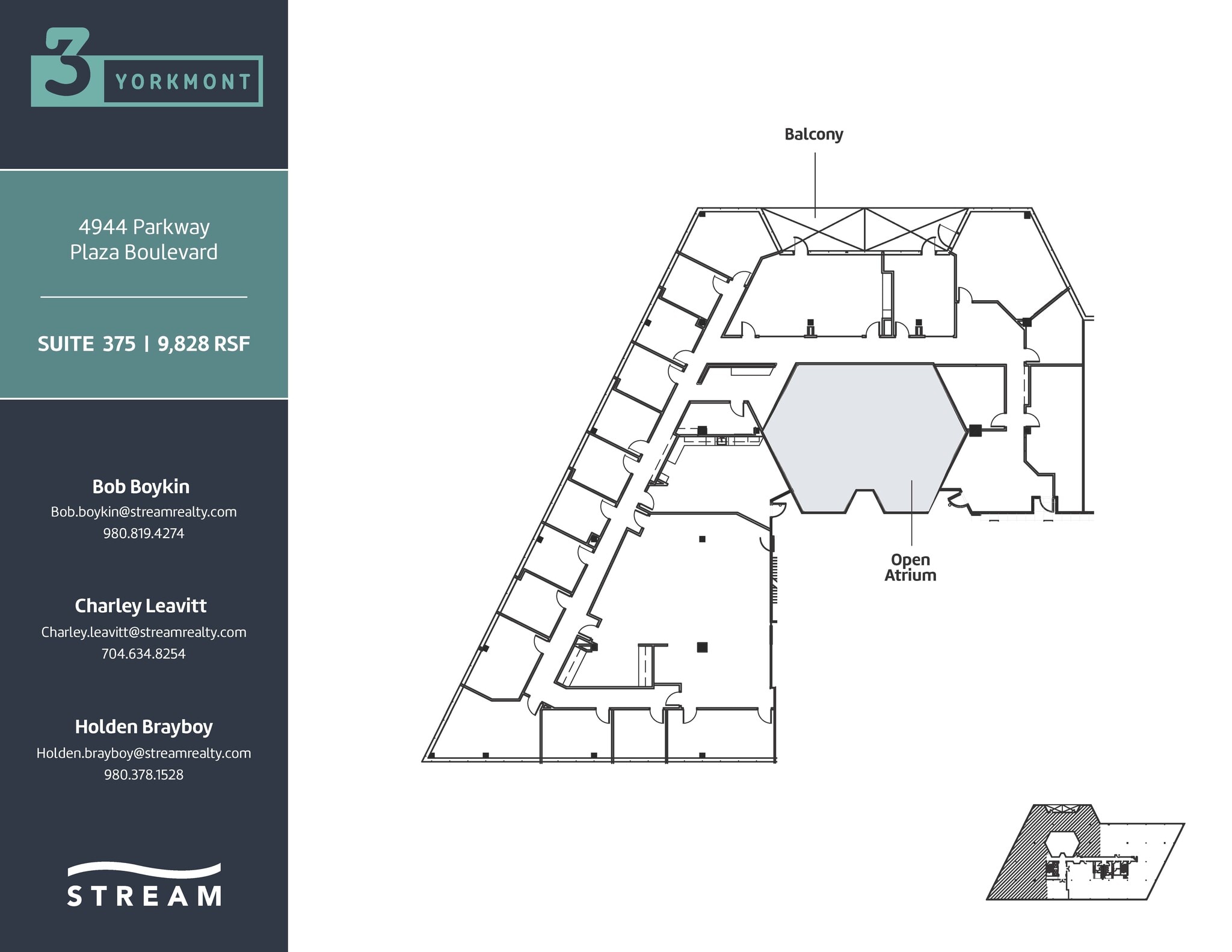4828 Parkway Plaza Blvd, Charlotte, NC à louer Plan d’étage– Image 1 sur 2
