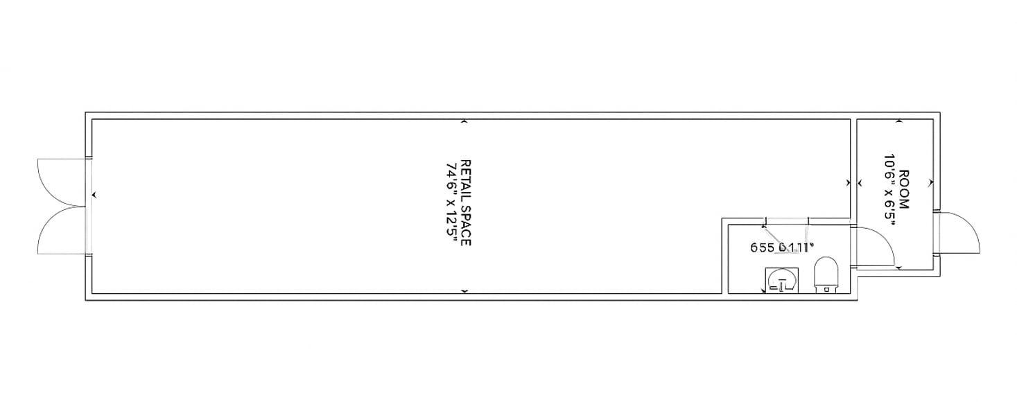4540-4590 N Shadeland Ave, Indianapolis, IN à louer Plan d’étage– Image 1 sur 2