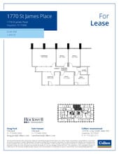 1770 St James Pl, Houston, TX à louer Plan d’étage– Image 1 sur 1