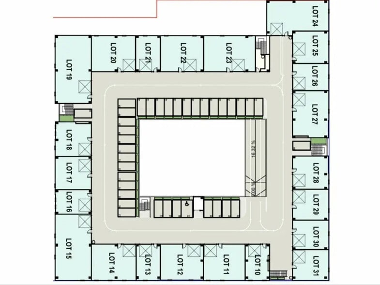 Local d'activités dans Castelnau-le-Lez à vendre - Plan d’étage – Image 3 sur 5
