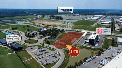 Horizon Parkway and I-635, Riverside, MO - Vue aérienne vue de carte - Image1