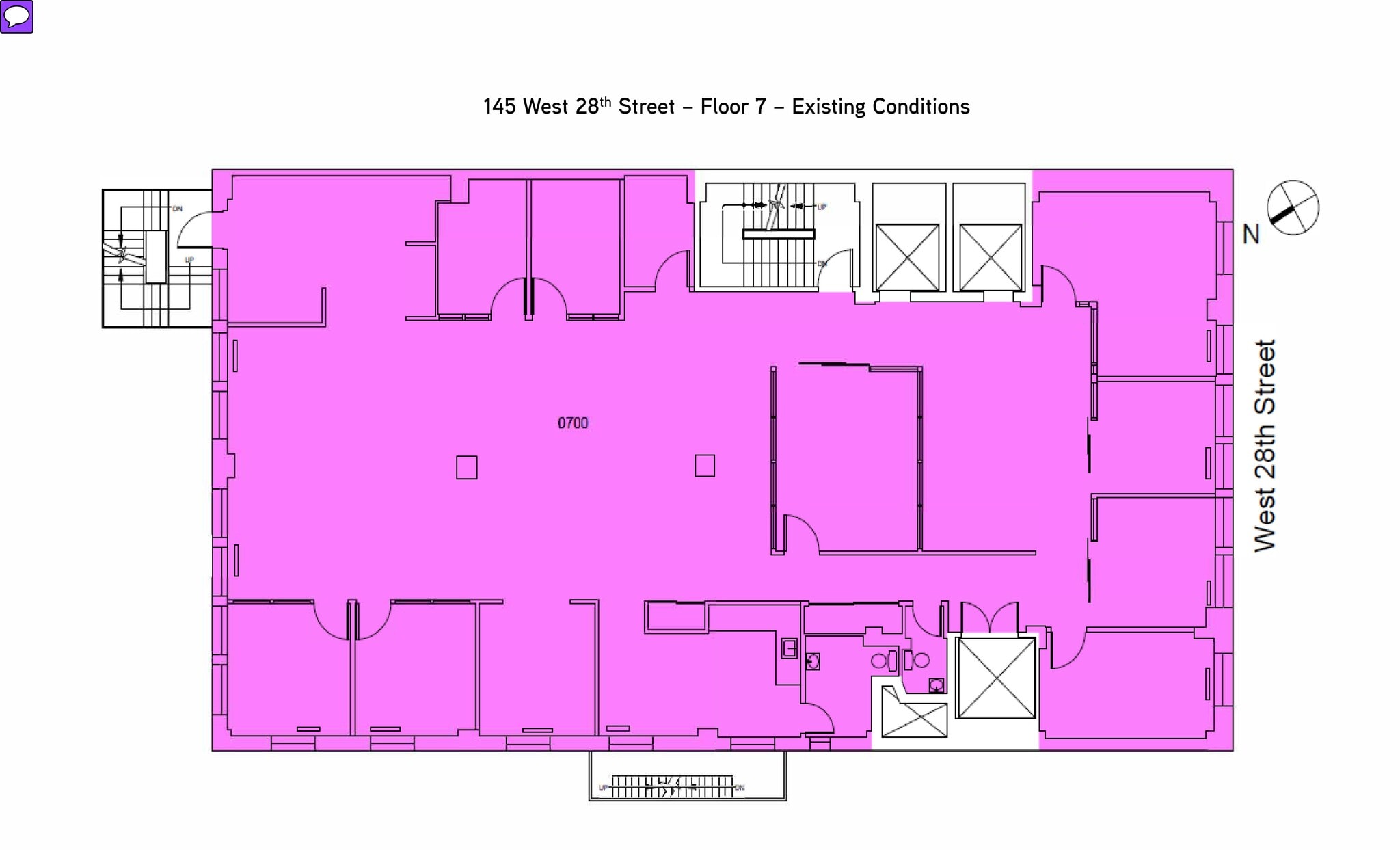 145 W 28th St, New York, NY à louer Plan de site– Image 1 sur 9