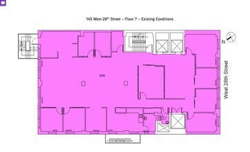 145 W 28th St, New York, NY à louer Plan de site– Image 1 sur 9