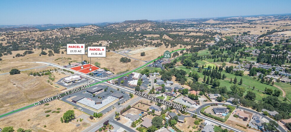 18-24 Vista Del Lago Dr, Valley Springs, CA à vendre - Aérien – Image 3 sur 5