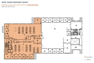 3545-3575 John Hopkins Ct, San Diego, CA à louer Plan d’étage– Image 1 sur 1