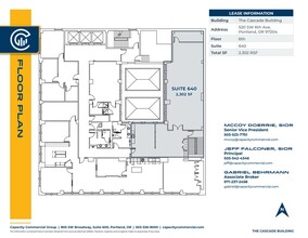 520-538 SW 6th Ave, Portland, OR à louer Plan d’étage– Image 2 sur 2