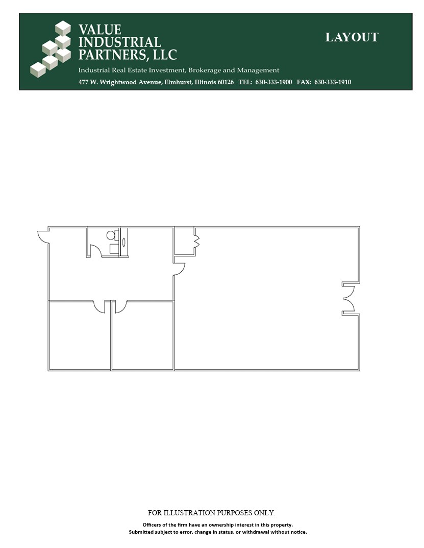 5410 Newport Dr, Rolling Meadows, IL à louer Plan d’étage– Image 1 sur 1