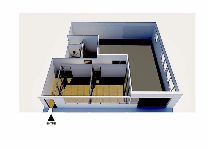 Industriel/Logistique dans Mérignac à louer - Plan d’étage – Image 2 sur 2