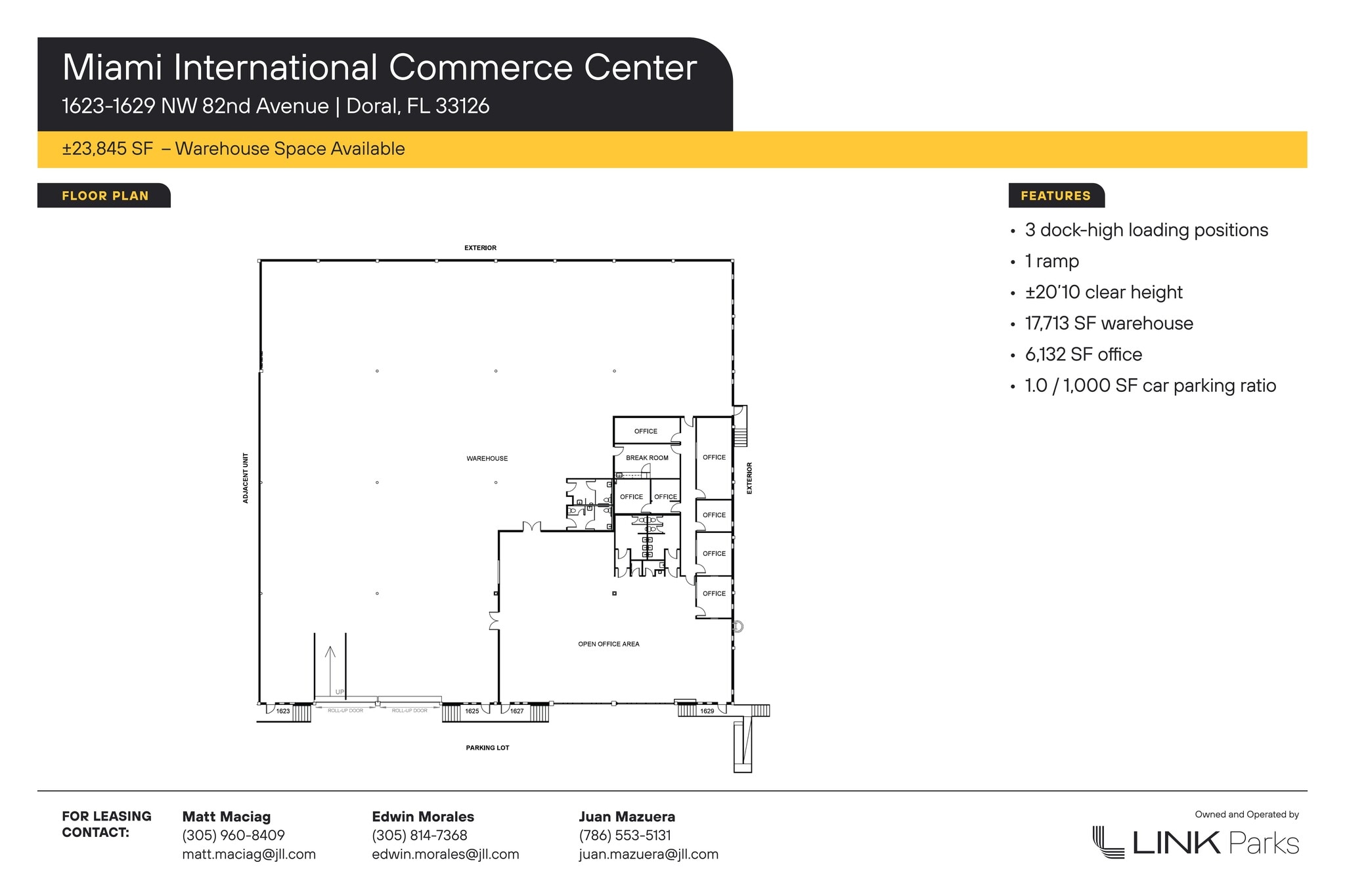 7950-7966 NW 14th St, Miami, FL à louer Plan de site– Image 1 sur 6