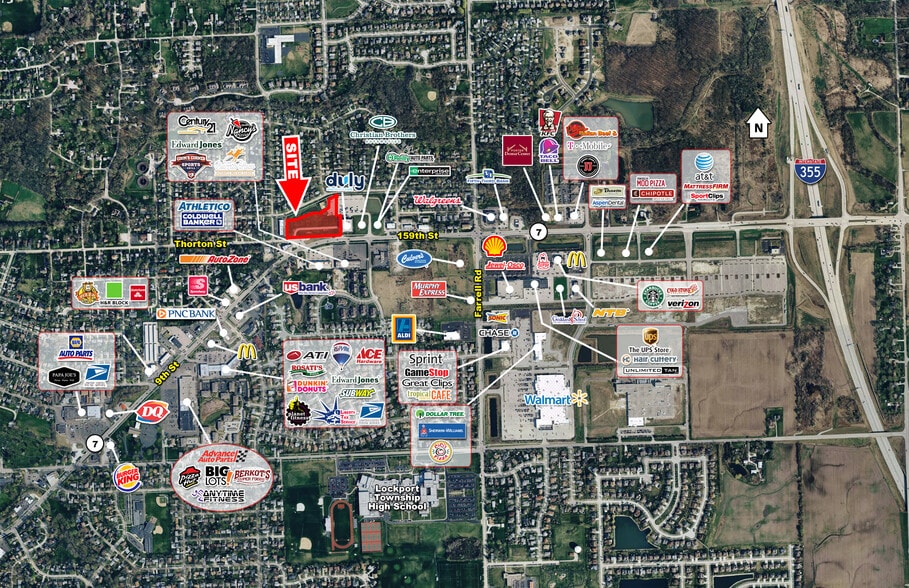 159th St & Thornton Ave, Lockport, IL à vendre - Photo de l’immeuble – Image 1 sur 2