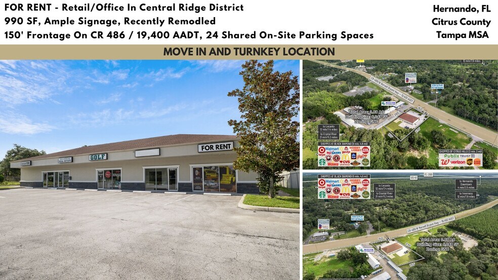 1298 E Norvell Bryant Hwy, Hernando, FL à louer - Photo de l’immeuble – Image 1 sur 18