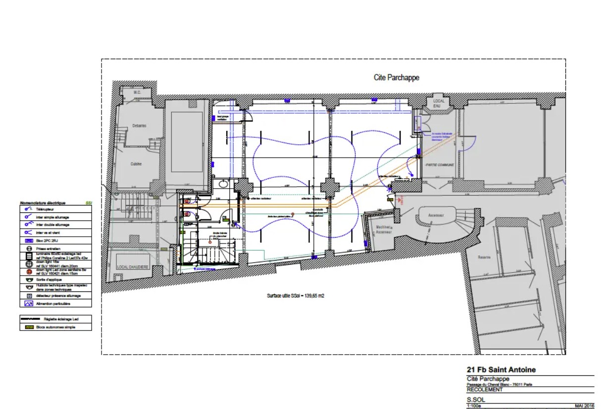 14 Passage Du Cheval Blanc, Paris à louer Plan d’étage– Image 1 sur 6
