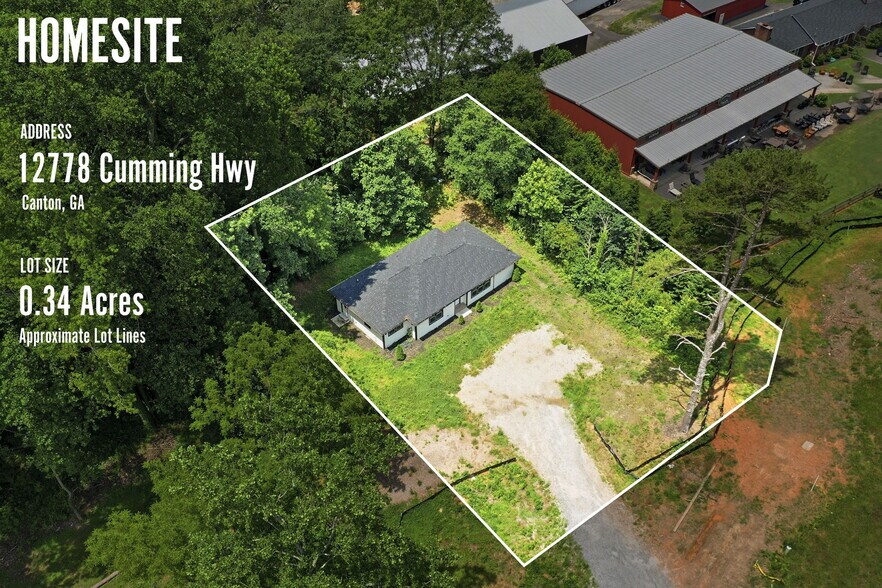 12836 & 12778 Cumming Hwy portefeuille de 2 biens à vendre sur LoopNet.fr - Aérien – Image 2 sur 75