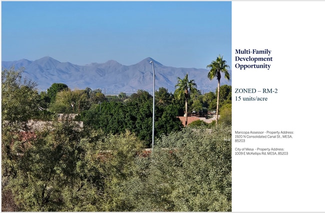 Plus de détails pour 1920 N Consolidated Canal, Mesa, AZ - Terrain à vendre