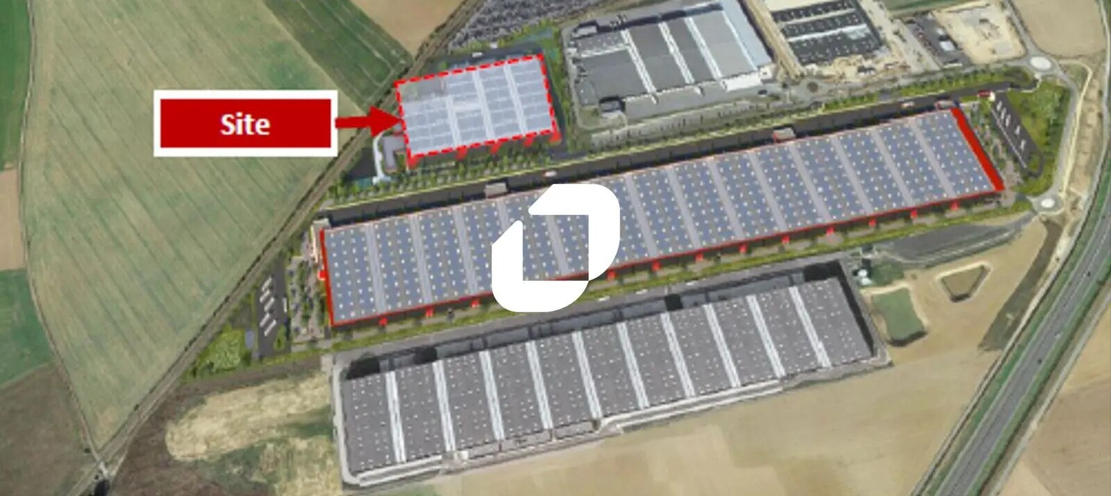 Industriel/Logistique dans Nanteuil-le-Haudouin à louer Aérien– Image 1 sur 3