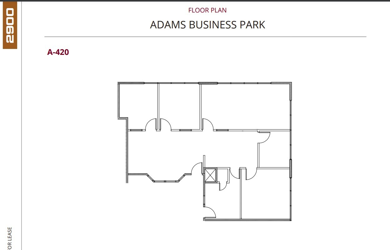 2900 Adams St, Riverside, CA à louer Plan d’étage– Image 1 sur 1