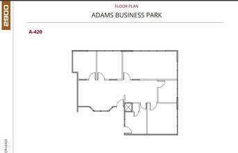2900 Adams St, Riverside, CA à louer Plan d’étage– Image 1 sur 1