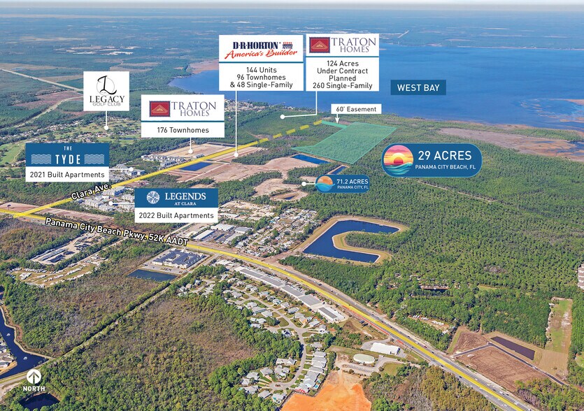 Clara Avenue, Panama City Beach, FL à vendre - Aérien – Image 3 sur 5