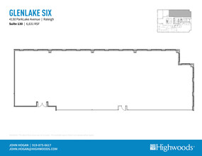 4130 Parklake Ave, Raleigh, NC à louer Plan d’étage– Image 1 sur 1