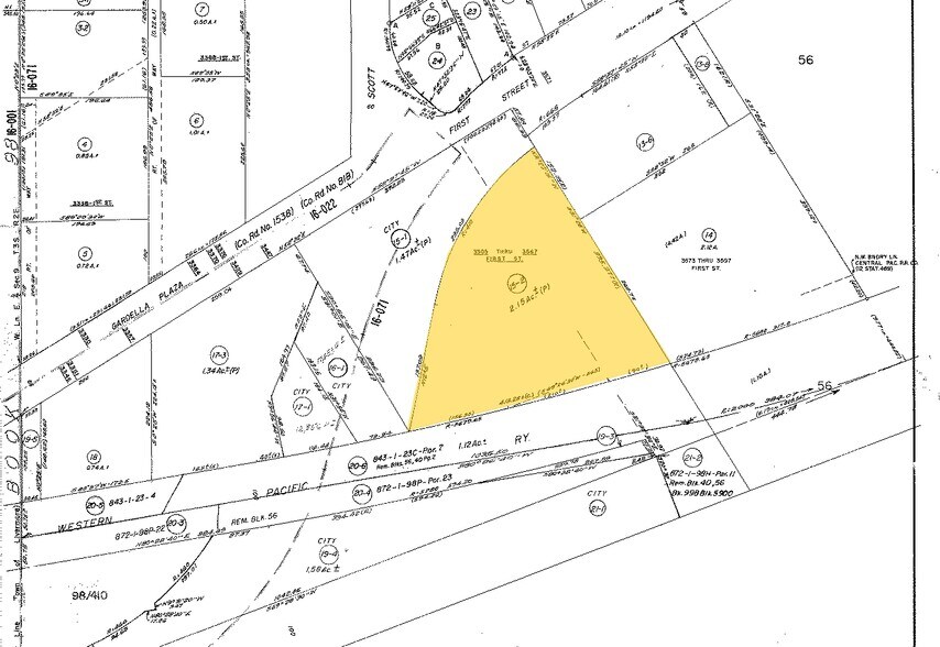 3505-3529 1st St, Livermore, CA à louer - Plan cadastral – Image 3 sur 3