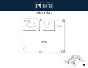 500 N Central Expy, Plano, TX à louer Plan d’étage– Image 1 sur 1