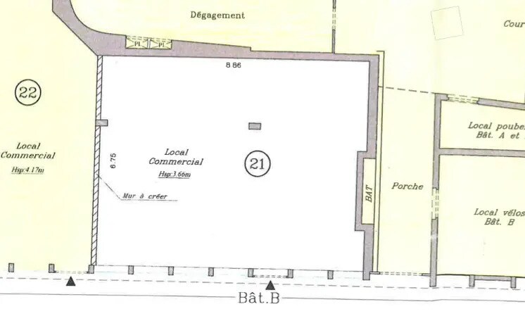 Local commercial dans Paris à louer - Plan de site – Image 3 sur 4