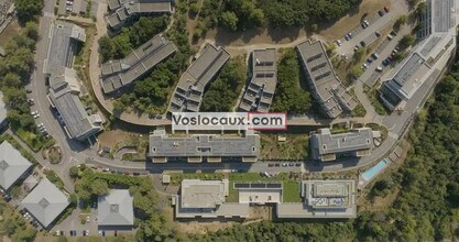 Biot - Vue aérienne  vue de carte