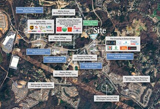 1918 N Dobys Bridge Rd, Fort Mill, SC - VUE AÉRIENNE  vue de carte