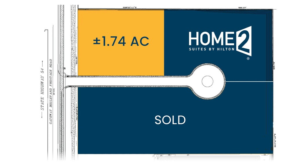 US 54 and Hondo Pass Dr, El Paso, TX à vendre - Plan de site – Image 2 sur 2