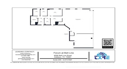 4004 Belt Line Rd, Addison, TX à louer Plan d’étage– Image 1 sur 1