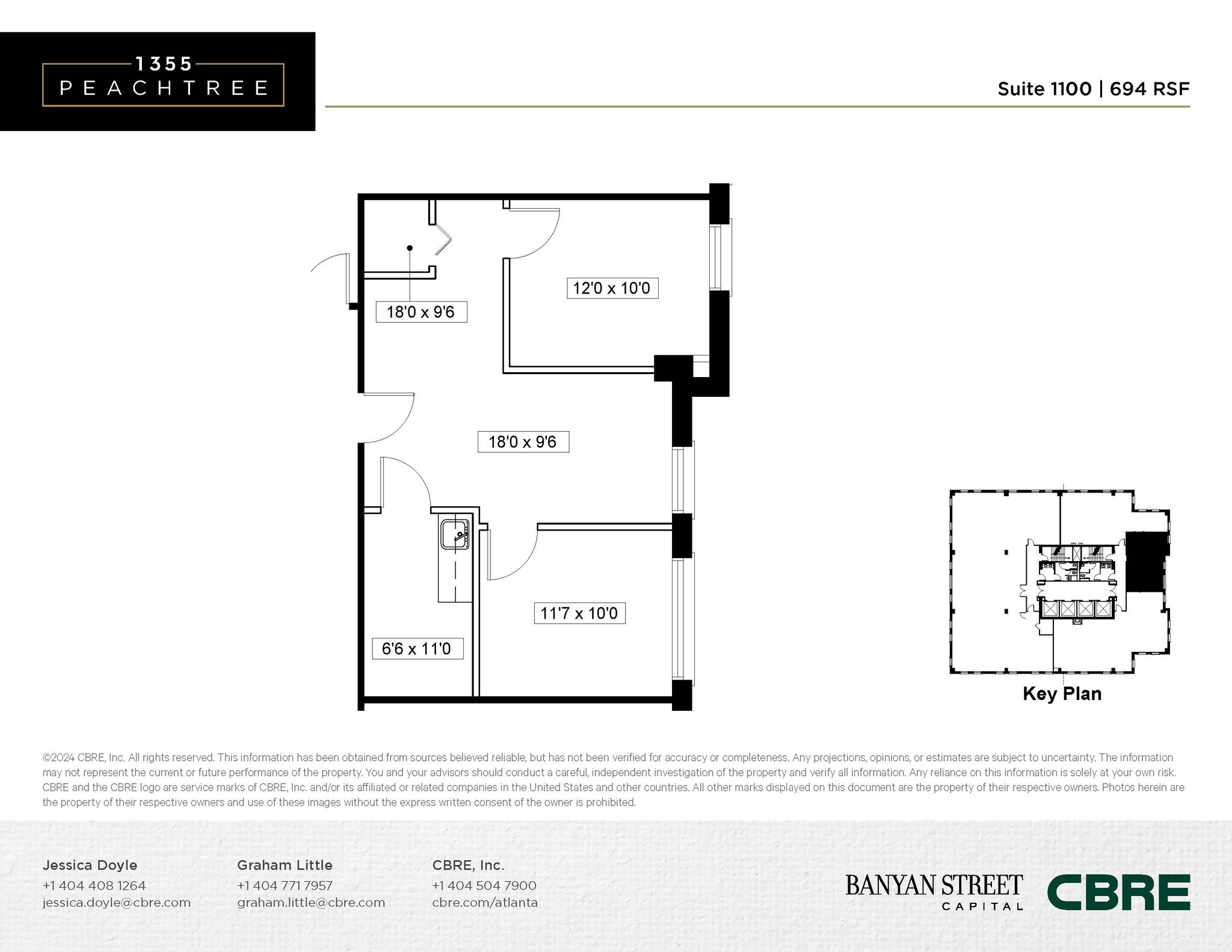 1355 Peachtree St NE, Atlanta, GA à louer Plan d’étage– Image 1 sur 1