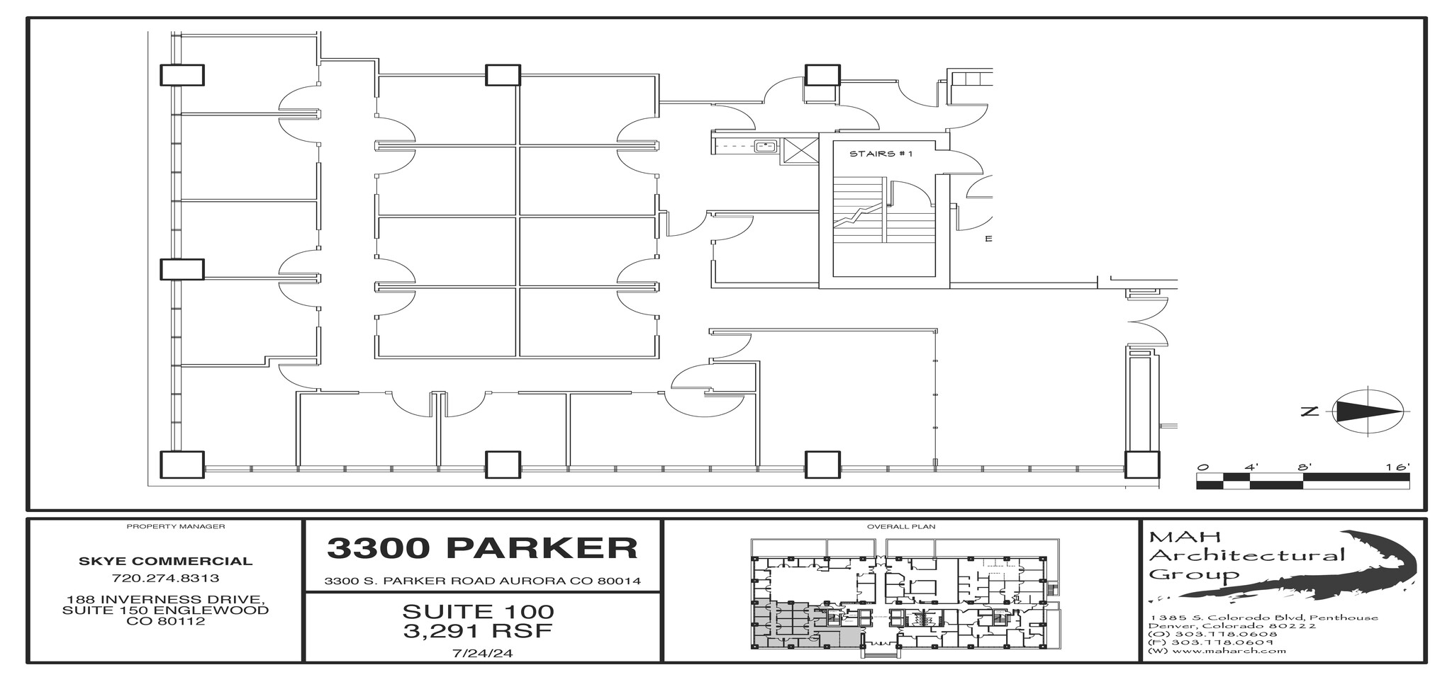 3300 S Parker Rd, Aurora, CO à louer Plan d’étage– Image 1 sur 1