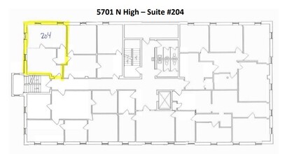 5701 N High St, Worthington, OH à louer Plan d’étage– Image 1 sur 1