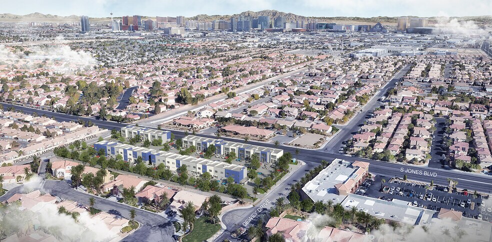 5545 S Jones Blvd, Las Vegas, NV à vendre - Aérien – Image 3 sur 4