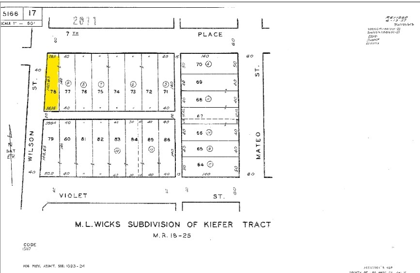 1900 E 7th Pl, Los Angeles, CA à louer - Plan cadastral – Image 2 sur 14